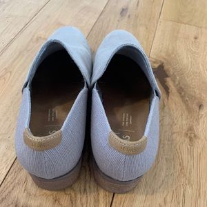 TOMS Women’s Shaye Drizzle Grey Suede Booties Sz 8